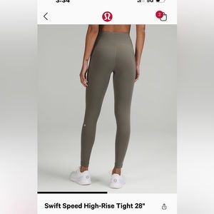 Olive green workout leggings , high waisted